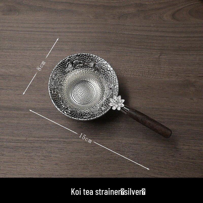 Сито для чая с ручкой, дизайн  Карп Кои