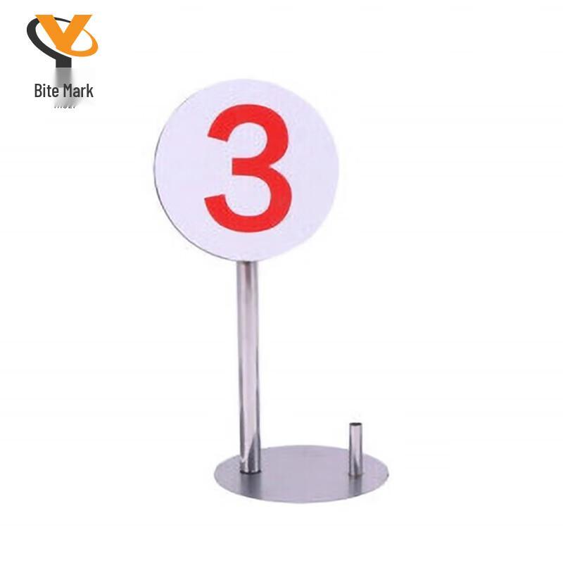 Stainless Steel Target Range Number Plate