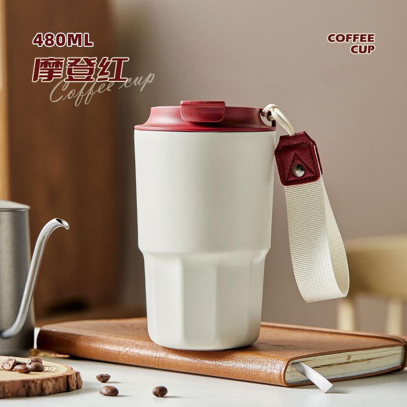 Water bottle111 stainless steel coffee cup high value girl accompanying portable thermos cup premium gift water cup