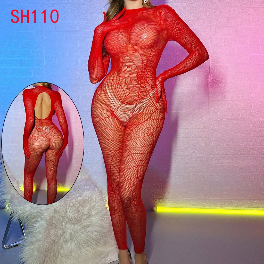 Bielizna Damska Plus Size Seksowna Koszula Nocna Pasjonujące Otwarte Pończochy Pokusa Uniform Bez Pasków Plus Size Namiętność Sh075