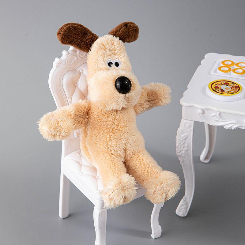 Soft Wallace And Gromit Pilot Chef Stuffed Plush Doll For Room Decoration Naked Door Dog Pendant,15cm