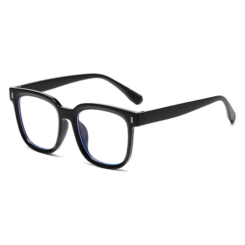 541 Large Frame Square Anti-Blue Light 2024 New Rice Nail Plain And Thin Glasses Frame Retro Flat Mirror