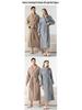 Velvet & Fleece Couple Pajamas: Unisex Long Bathrobe for Autumn/Winter