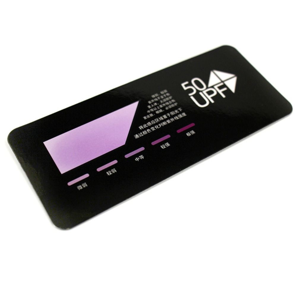 10PCS Test Strips UPF50+ Test Card Professional UVB Test Card Sunshine Testing Card Outdoor