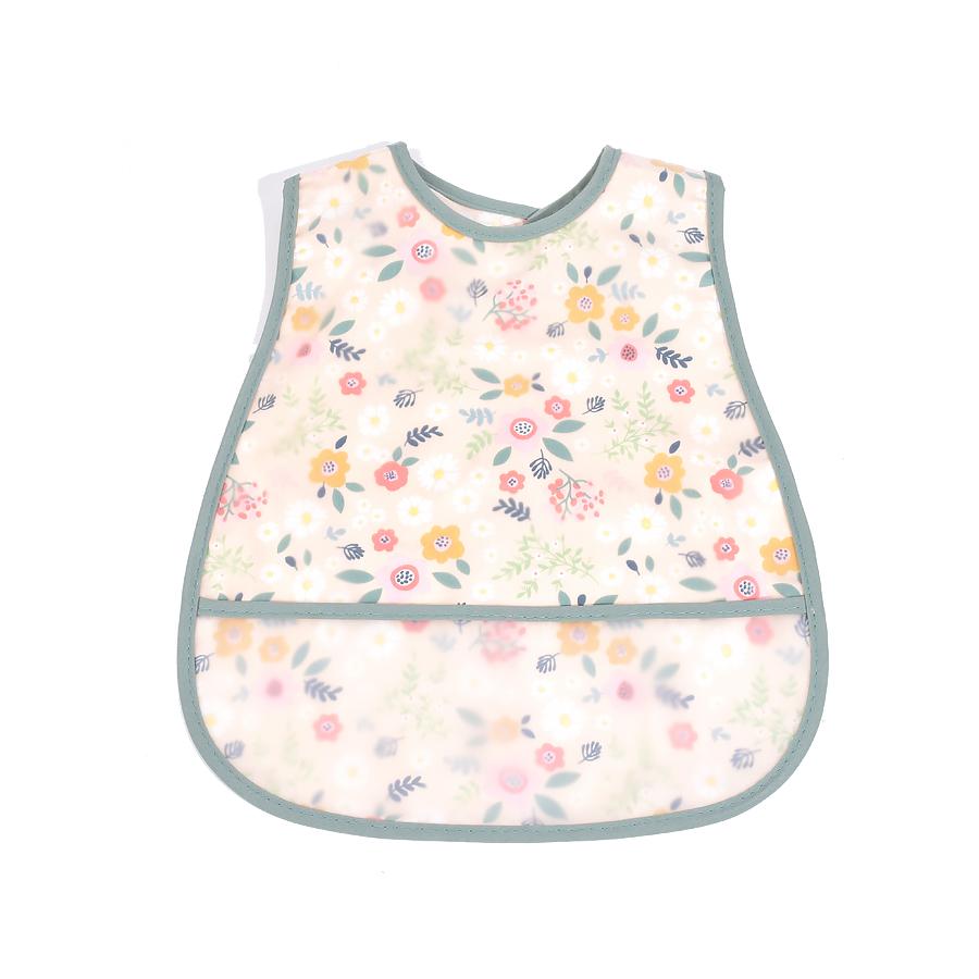 2023New Cartoon Pattern EVA Waterproof Pocket Lunch Feeding Bibs Adjustable Baby Bibs Cute Children Baby Apron Kids Burp Cloths