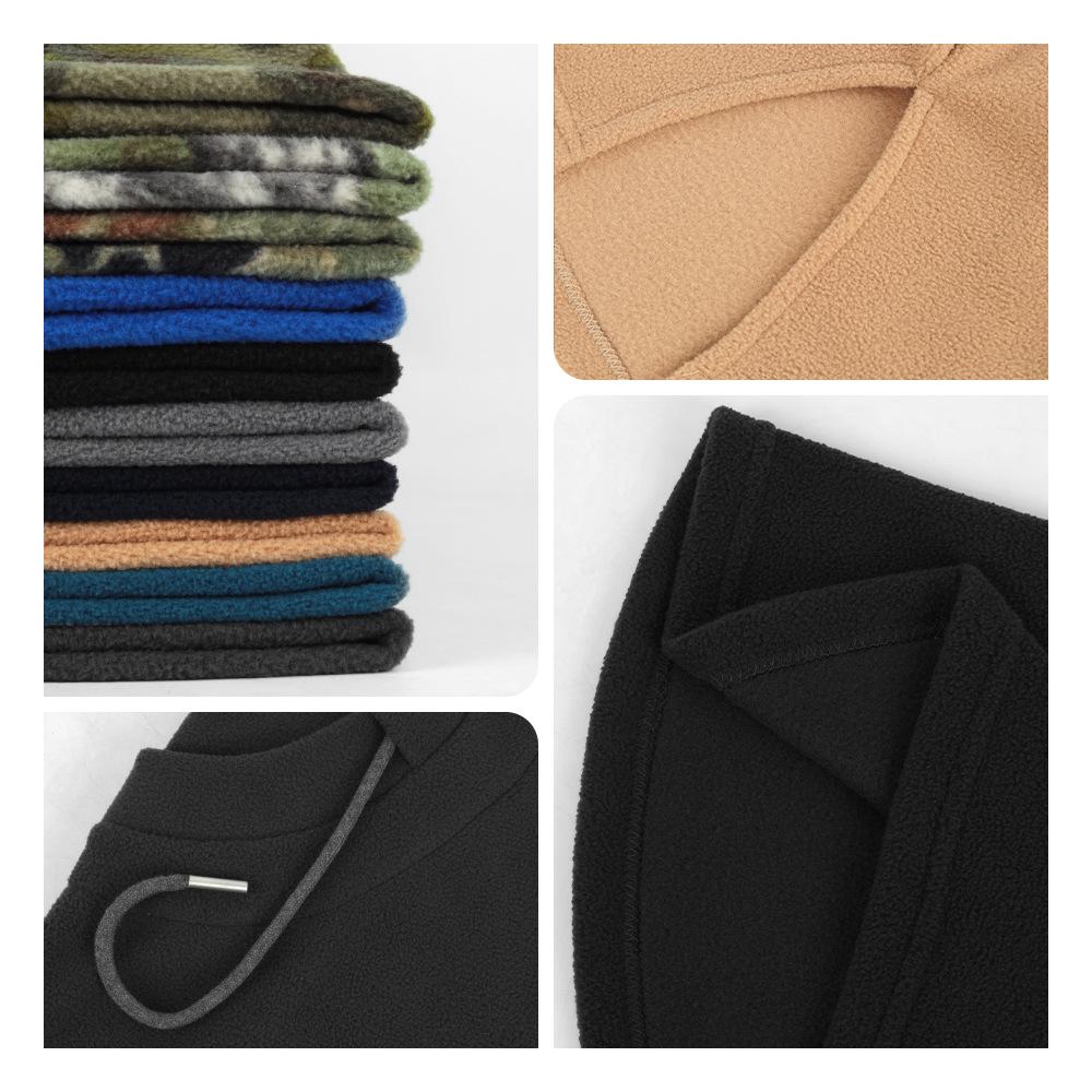 Warm Cycling and Skiing Headgear: Cold-Proof Snood with Neck and Face Protection