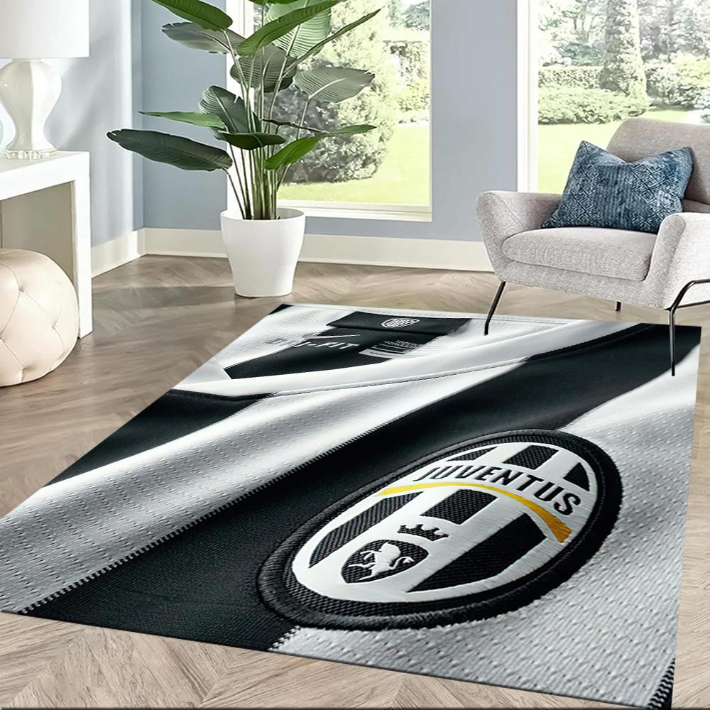 Juventus Area Rug Design For Kitchen Balcony Game Room Hallway Antislip Rug Decorate Offices Luxury Gift For Birthday Christmas Wedding