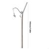 Fun Fishing Figure Straw Stainless Steel Drinking Straw for Cocktails Iced Coffee Beverages and Home Decoration P9YB