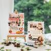 Coffee Scenery Die-Cut PET Sticker Book - Beautiful Day Little Party Series, 12 Sheets