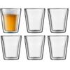Set 6 thermoglazen - BODUM - Canteen - Dubbelwandig - 0,2 l - Transparant