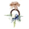 Elegant Silk Flower Wreath Home Wall Hanging Decors For Living Room Wedding Party Indoors Outdoor Decoration