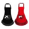 Bowknot Funny Apron Vintage Design Flirty Ruffle Frilly Lady's Cute Maid Women's