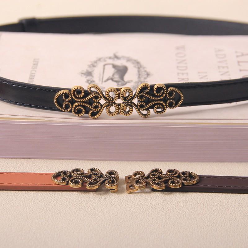 Womens Slim Adjustable Waist Belt With Alloy Buckle Sweater Dress Casual Office Wear