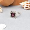 925 Sterling Silver Bicolor Tourmaline Raw Gemstone Ring Size 7.25 US Gift Ring