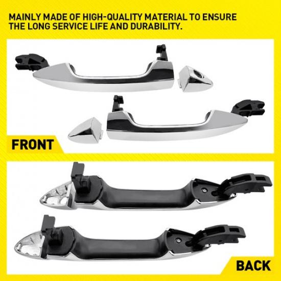 Exterior Outer Outside Door Handle For 2013-2017 Accord Honda Front Left Right