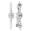 RC Front Rear Axles Complete Set Metal Assembly Kit Axle Drive Shaft for   SCX10 II RC Crawler Car