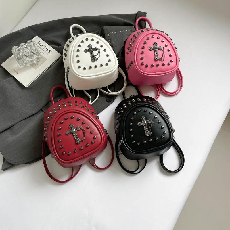 Schultertasche für Damen, Lässig mit Nieten, Damen Mehrzwecktasche