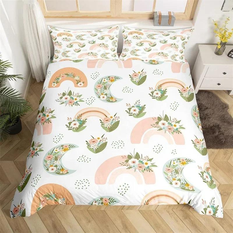 Animal Plant Flowers Leaves Duvet Cover Set King Queen Double Full Twin Single Size Duvet Cover Pillow Case Bed Linen Set