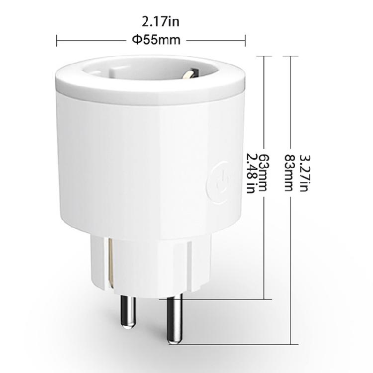 Tuya for Smart Plug EU RGB Wifi Intelligent Socket Voice&APP Control for Alexa L