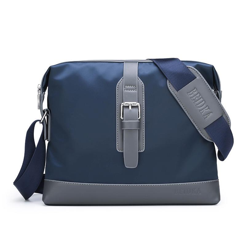 Large-capacity Casual New Men's One-shoulder Cross-shoulder Oxford Cloth Horizontal Back Bag