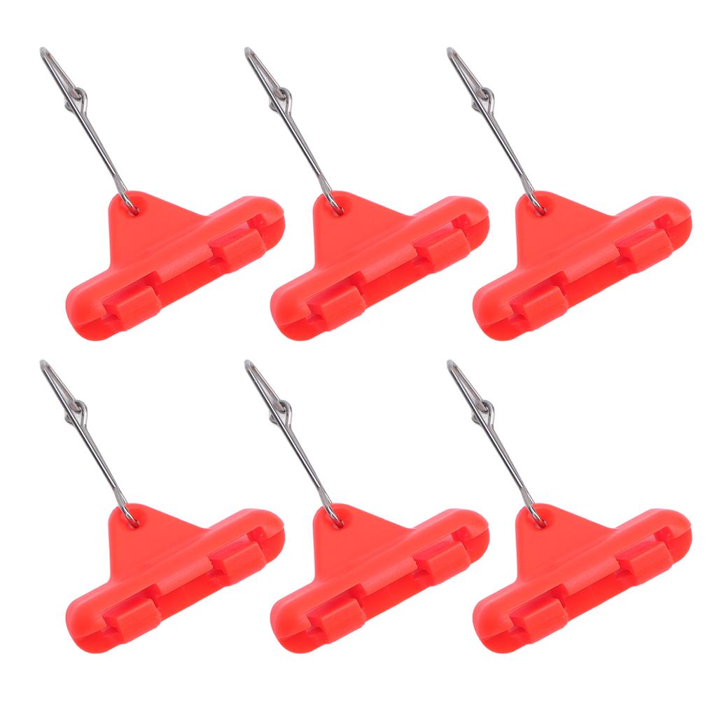 20Pcs Zip Slider Boom Professional Fishing Braid Line Sinker Weight Connector Sea Surf Sliding Rigs