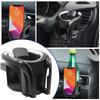 Car Cup Holder 2-in-1 Fixed Adjustable with Phone Holder Cup Holder Universal Beverage Water Bottle Storage Rack Car Accessories