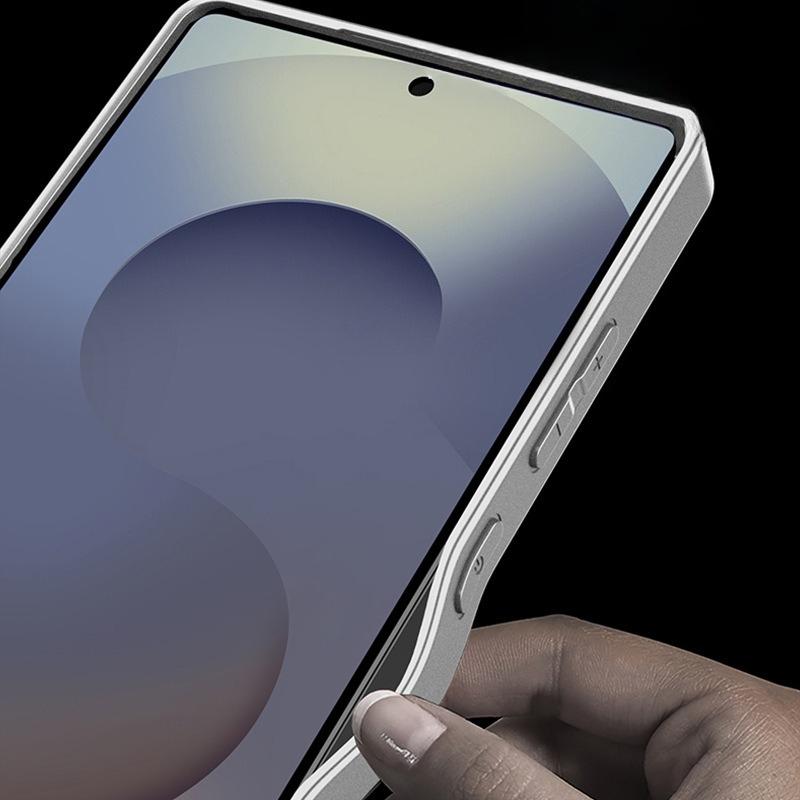 Suitable for Samsung S25 Ultra Mobile Phone Case AG Skin Feeling Galaxy S25U Protective Case Simulation Bare Metal Feel Ins