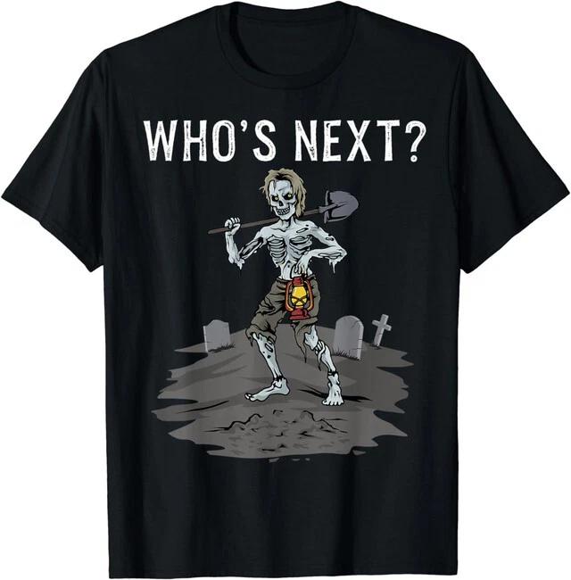 NEW LIMITED Halloween Skeleton Who s Next Graveyard Scary Costume Grave T-Shirt XL