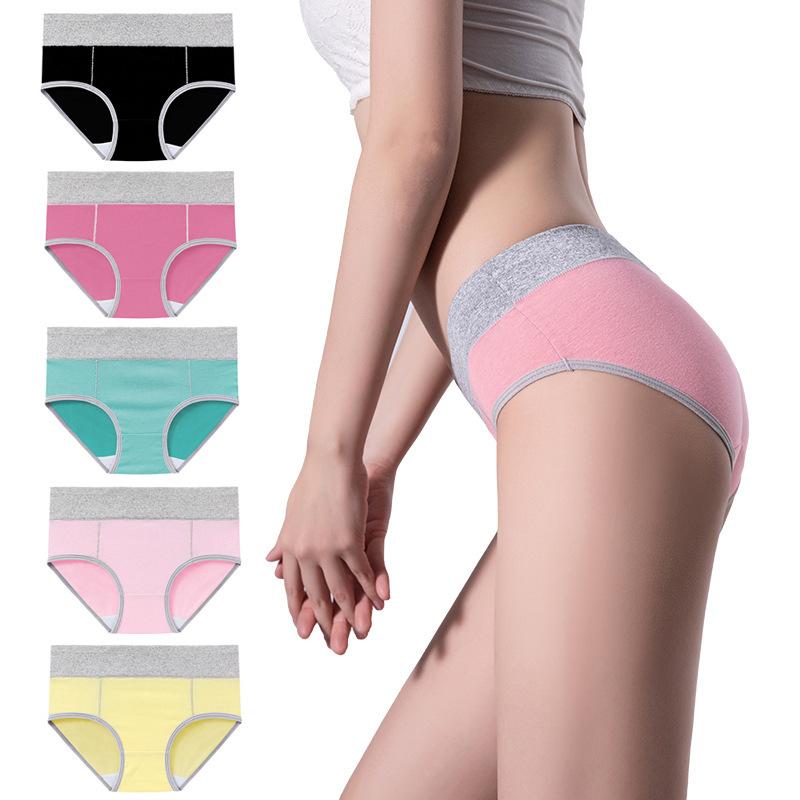 Women'S Panties Breathable Quick-Drying Briefs High Waist Comfortable Fattening Up M-6XL