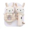 Cartoon Animals Newborn Comfort Toy Soft Infant Rattle Cute Baby Hand Shaker