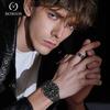 RORIOS Men's Quartz Watch with Date Display, Luminous Display, Lightweight, Multi-Function, Waterproof, Perfect for Work or Commuting, Stylish,