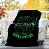 Viking Runes & Tree of Life Flannel Blanket Soft All-Season Throw, Design for Camping, Car Travel, Hiking Sofa, Bed, Office Perfect Gift for Parties