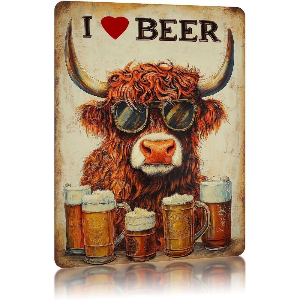 Vintage Antique Style Logo Metal Tin Sign Retro Wall Poster