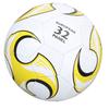 Size 5 Soccer Ball PVC for Competitions Training Exams Official Indoor Outdoor Play Yellow