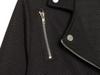 Autumn new high-quality machine fashion slim European and American sloping zipper button