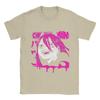 Men T-Shirt Kawai Power Chainsaw Man Crazy 100% Cotton Tees Short Sleeve  T Shirts Round Collar Tops Printed