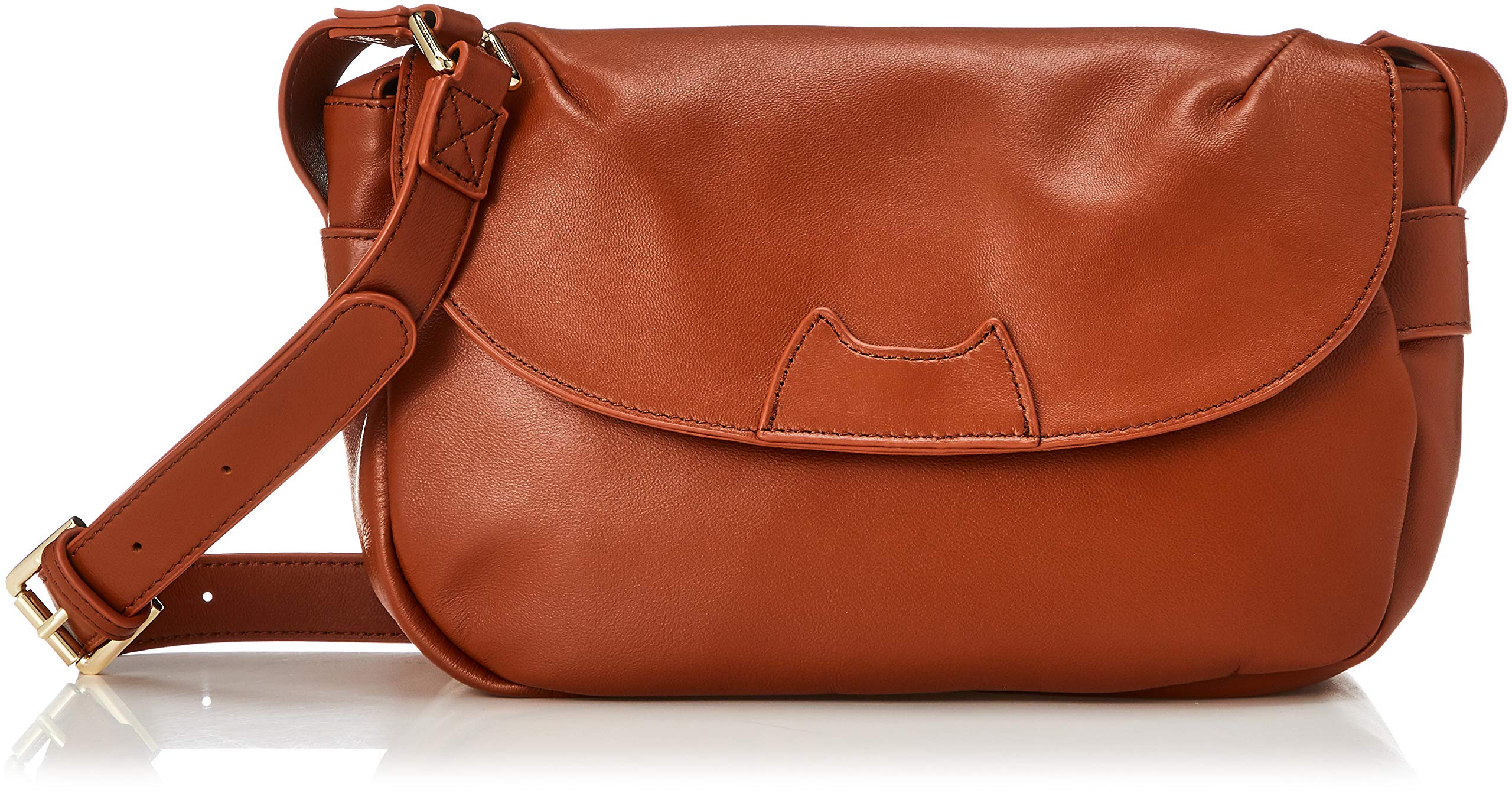 

Сумка через плечо Кошачья мордочка верблюжьего цвета [Tsumori Chisato], Сумка, Женская,