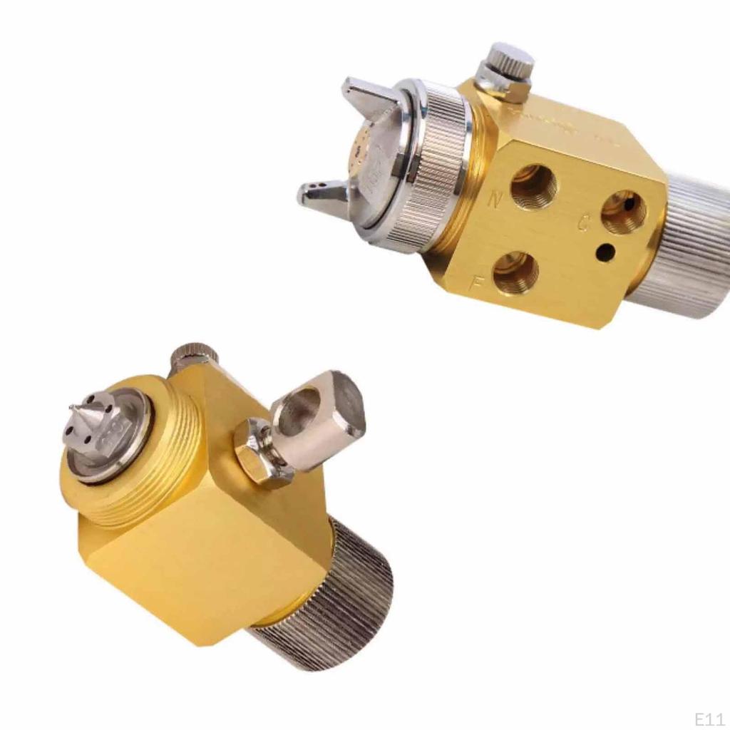 Automatic Nozzle Spray Tool Mini Pressure Feed Sprayer Heavy Duty Metal Paint Atomizer