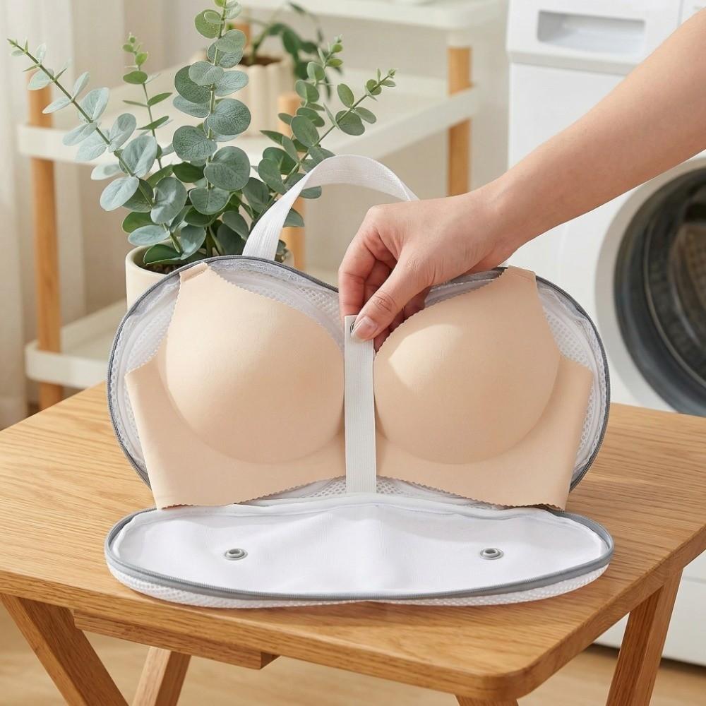 Zippered Closure Underwear Laundry Bag Anti-Deformation Bra Mesh Bag Sports Bra