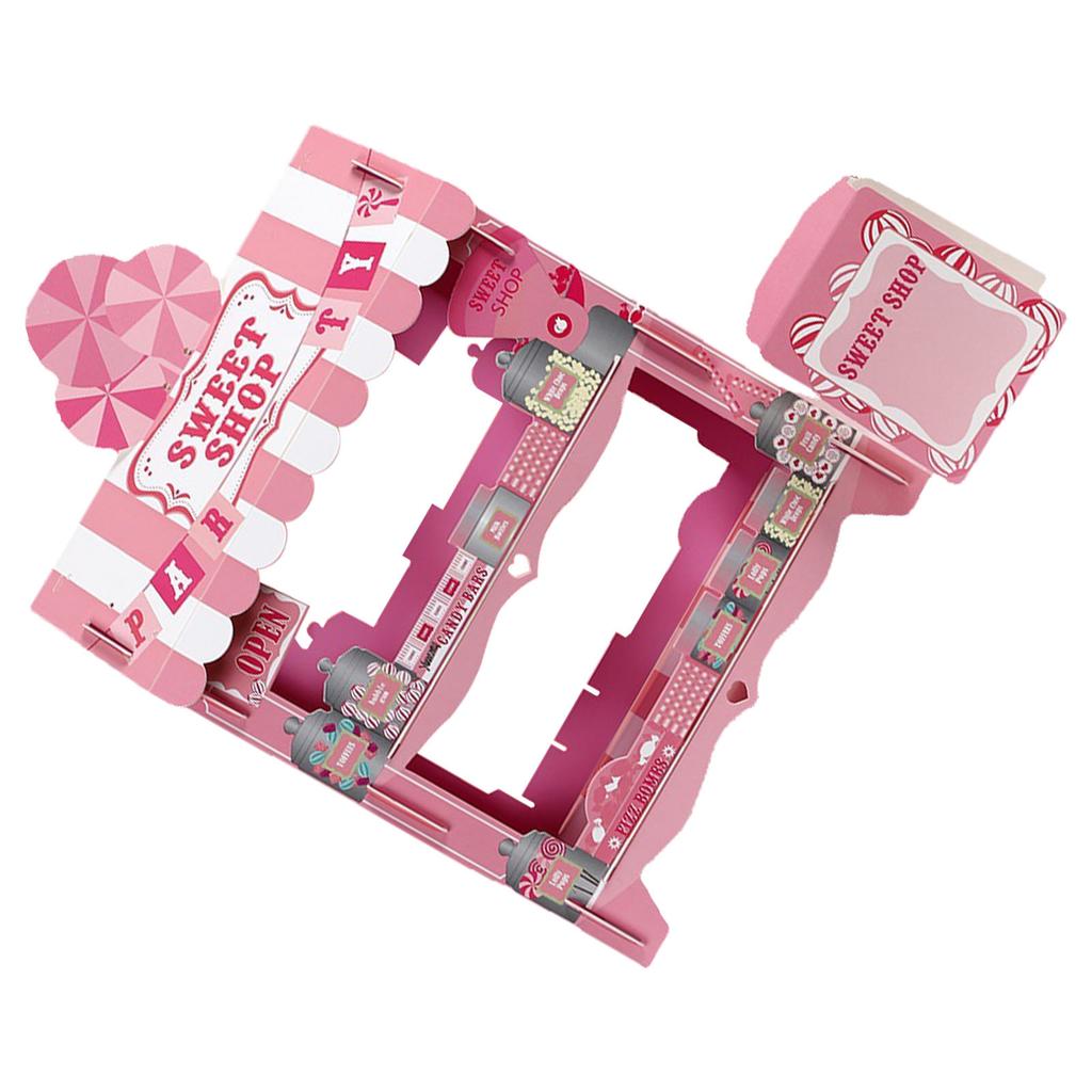 3-stöckiger Papier-Cupcake-Ständer Pappe Cupcake-Turm Dessert-Cupcake-Halter Einweg-Gebäckständer