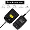 1A Li-ion Battery Charger Lithium-ion Replacement For 14.4V 20V Model DCB118 DCB107 DCB115 DCB112 DCB143 DCB206