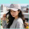 Cotton Baseball Cap With Embroidered Letters For Casual Sun Protection And Sunshade