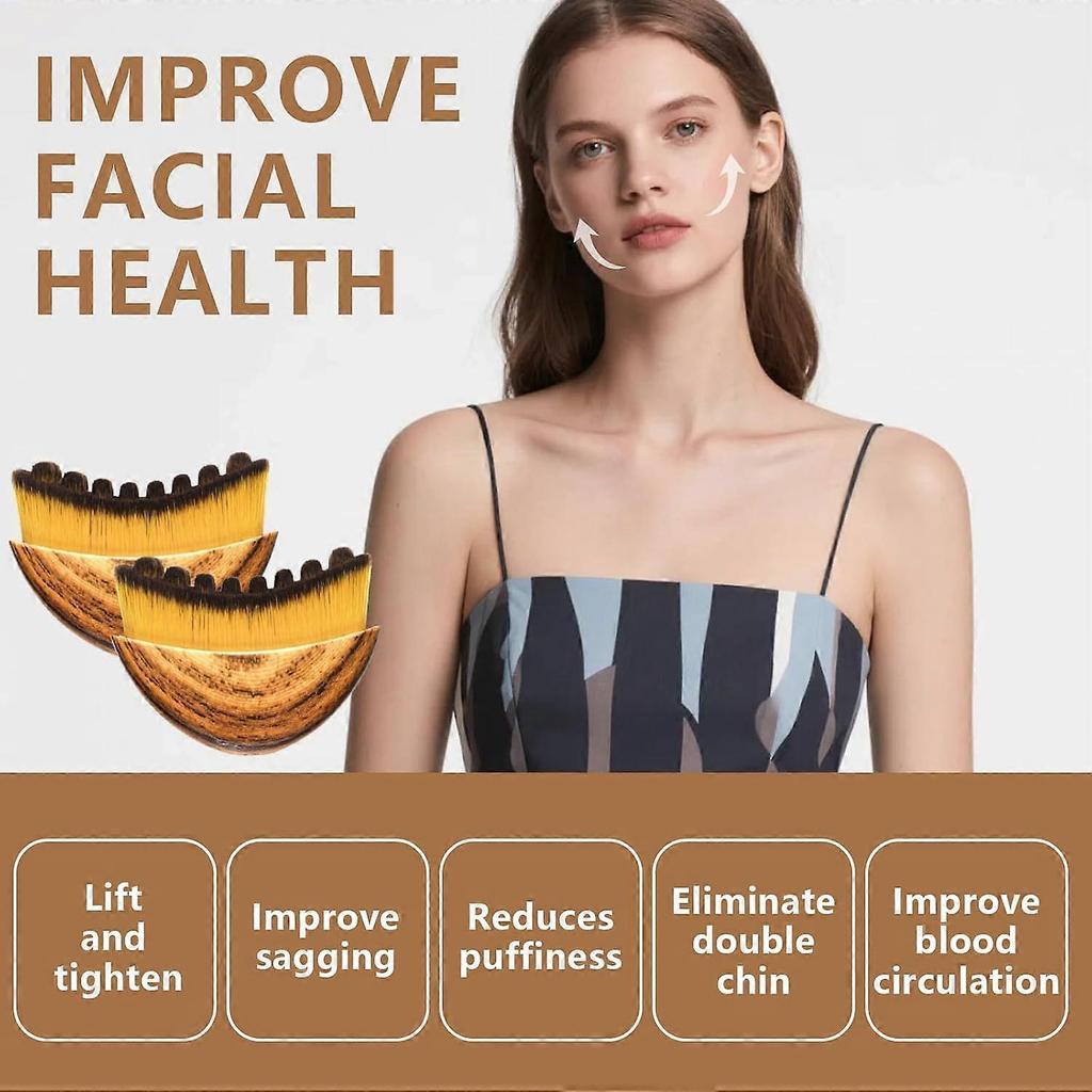 New Lymphatic Contour Face Brush,Lymphatic Brush for Face,Lymphatic Drainage Massager for Face,Chin & Jawline Sculpting,Ergonomically Designed to Fit