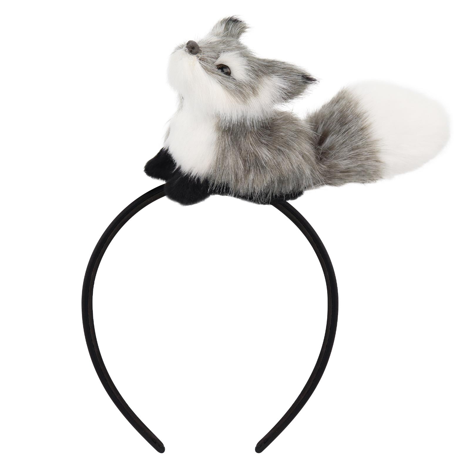 

Fox Cat Headband Animal Hairband Washing Face Masquerade Party Costume Accessories