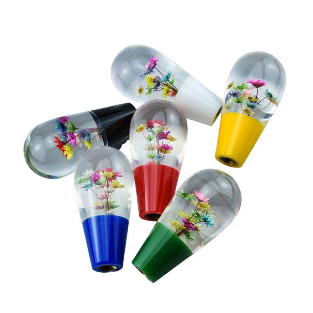 JINGLING Underwater Flower Shift Knob Gear Knob Crystal Showa Style