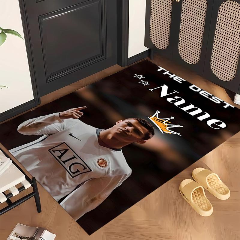 CR7 (28) Personalisierter Name Büro Teppich Stilvolle Dekoration für Wohnzimmer Schlafzimmer Küche
