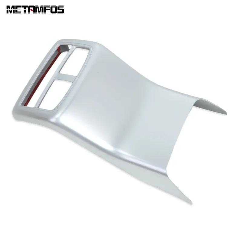 Armrest Box Rear Air Condition Vent Outlet Trim For Mazda CX-8 CX8 2018- 2024 Carbon Fiber Interior Accessories Car Styling