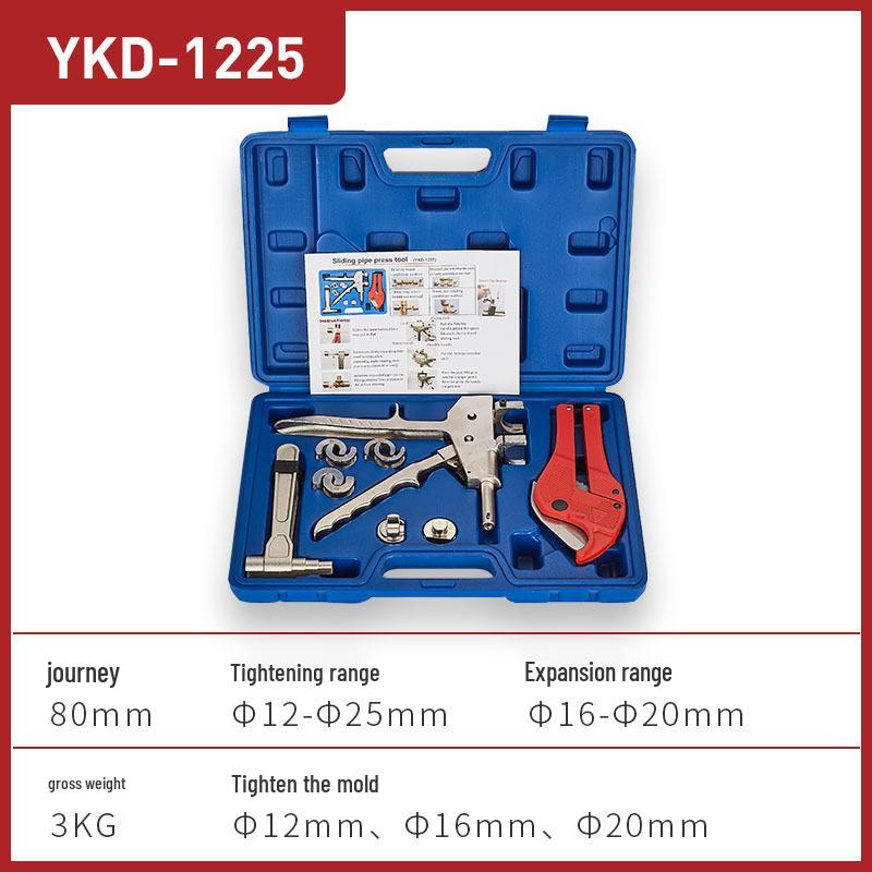 Manual Slip-On Pliers for Plumbing and Underfloor Heating Pipe Fittings - Copper Crimping Tool