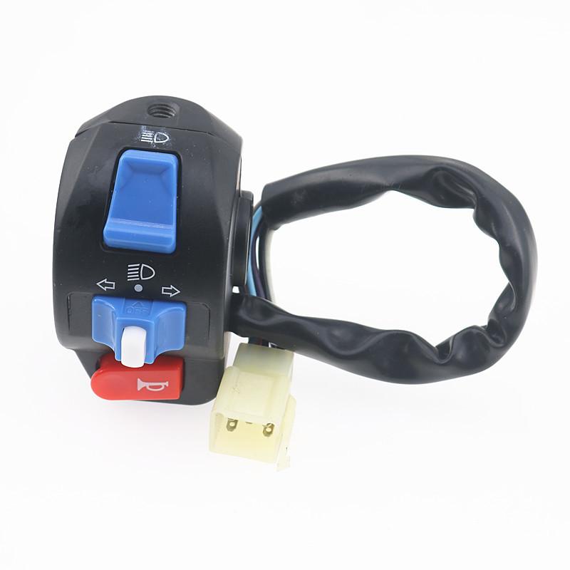 1/2Pcs Electric Bike Scooter Handlebar Switches Motorcycle Horn Button Turn Signal Button Switche Control For Gy6 50Cc 125Cc