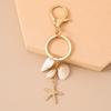 Seashell Keychain, Beach Keychain, Seashell Bag Charm, Cute Starfish Seashells Conch Keyring, For Teens Adults Beach Key Ring